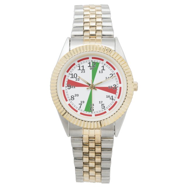 Elegant Nautical SOS Clock Vintage Maritime Charm Armbandsur (Framsida)