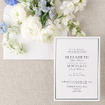 Elegant Navy Blue Classic Bröllop Inbjudningar<br><div class="desc">En klassisk, elegant marin bröllopsinbjudan med manuskalligrafi. Perfekt för den moderna bruden att ha en formell affär. Kontaktdesigner för matchande produkter. Tack så mycket för att ni stöder vårt småföretag. Vi uppskattar det, verkligen! Vi är så lycklig att ni kärlek denna utformning är lika mycket som vi, och skulle vilja...</div>
