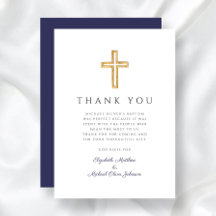 Elegant Navy Blue Kor Boy Baptism