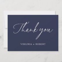 Elegant Navy Blue | Minimalist Wedding