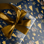 Elegant Navy Blue Photo Merrry jul Presentpapper<br><div class="desc">Lägg till en personlig beröring i dina helgdag med vår Personlig Elegant Navy Blue Photo Helgdag Julafton Wrapping Papper! Perfekt för christmas-omslagsinslag, den här anpassningsbarna christmas-omslagning innehåller dina favoritfoton och skapar det som en av de mest kreativ christmas-omslagsinslagen. Den här unika julklappen som är papper är perfekt för julklappar som...</div>
