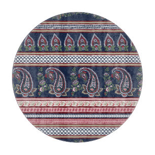Elegant Navy Paisley: Timless Gräns Design