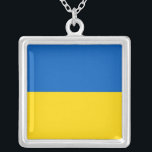 Elegant Necklace med Flagga Ukraina Silverpläterat Halsband<br><div class="desc">Bära ditt ukrainska pride nära ditt hjärta med detta häpnadsväckande halsband som har Ukrainas flagga! Det här halsbandet, som är konstruerat med precision och noggrannhet, visningar stolt den ukrainska flagga symboler - som innehåller två vågräna blått och gult. Det pulserande färg och den slående enkelheten i utformningen gör det till...</div>
