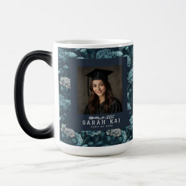 Elegant Nejlikblomma Floral Examenpresent Magisk Mugg