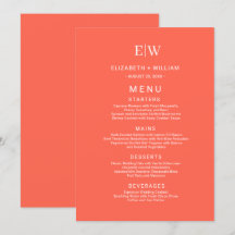 Elegant Neon Flare med Monogram Bröllop