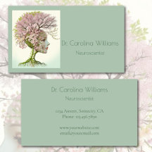 Elegant neurologisk professionell blommande hjärna