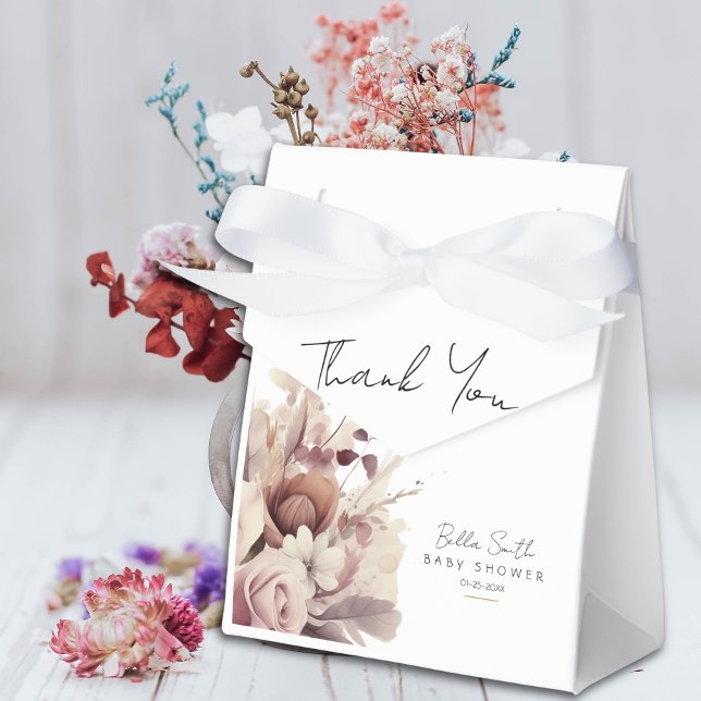 Elegant Neutral Gold Cradle Baby Shower Presentaskar (Skapare uppladdad)