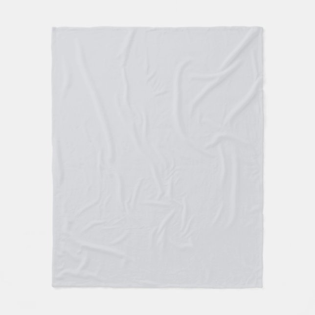 Elegant neutral grå enfärgad fleecefilt (Framsidan)