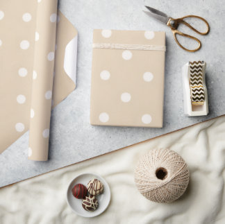 Elegant Neutral Minimalistisk Presentpapper