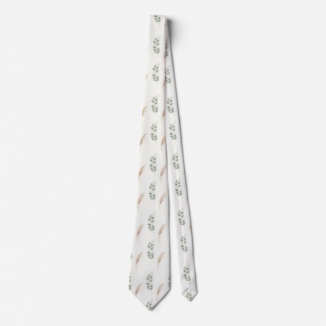 Elegant neutral torkad blomster  slips (Framsida)