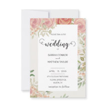 Elegant Neutralt Blommigt för vattenfärg