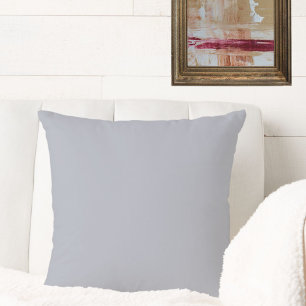 Elegant Neutralt Grått Solid Färg Plain Kudde