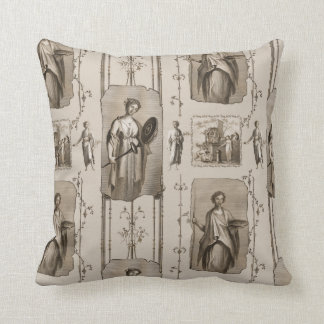 Elegant Neutralts Sepia Toile de Jouy Classical Kudde