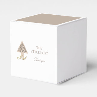Elegant Noel julgran för boutiquebutik Presentaskar