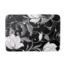 Elegant Noir Blommigt Swirl