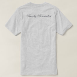 Elegant norsk rosemåling floral hjorta t-shirt