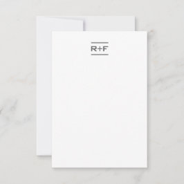 Elegant Note-kort Anteckningskort
