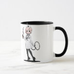 Elegant Nurse Coffee Mug Mugg<br><div class="desc">This stylish design features an elegant nurse with a coffee cup in hand,  perfect for coffee-loving healthcare heroes. Ideal for nurses,  doctors,  and medical staff who deserve a coffee break. Great on t-shirts,  hoodies,  hats,  mugs,  and sweatshirts. A thoughtful and fun gift!</div>