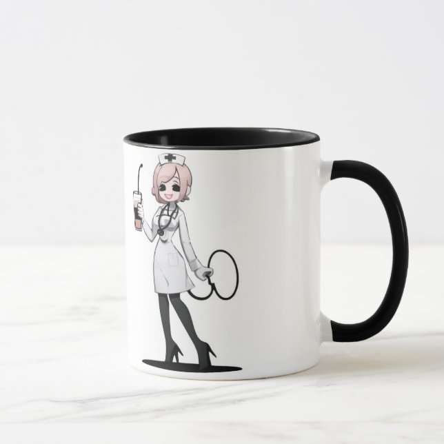 Elegant Nurse Coffee Mug Mugg (Höger)