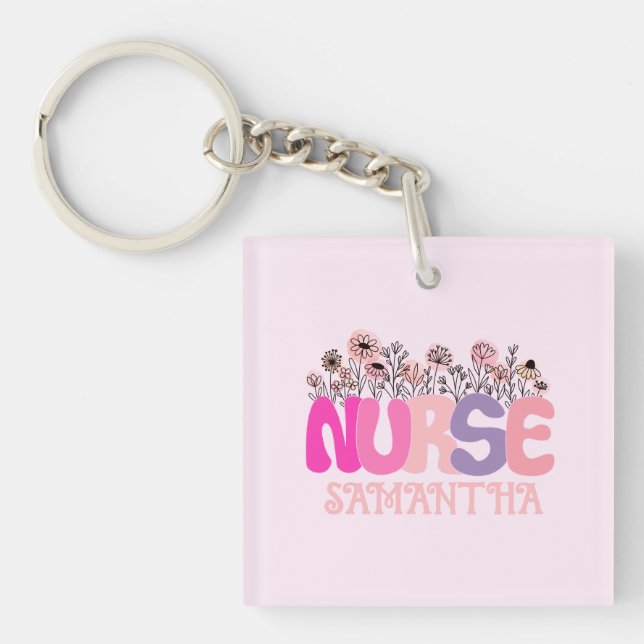 Elegant "Nurse" Typografi med kraftig Blommigt (Framsidan)