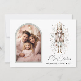 Elegant Nutcracker Botaniskt julkort