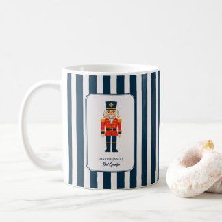 Elegant Nutcracker on The Blue Stripes Kaffemugg