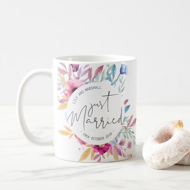 Elegant Ny gifta Bröllop | Mugg (Med munk)