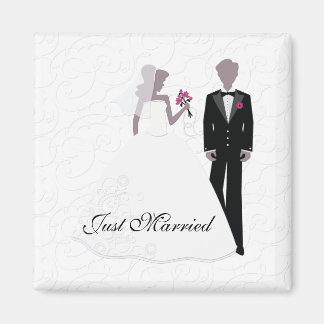 Elegant Ny gifta Magnet