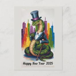 Elegant Nyår 2025-kort för affärsprofessionella Helg Vykort