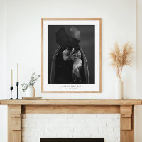 Elegant Nygift Par Anpassad Foto Bröllop