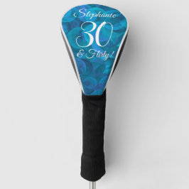 Elegant Ocean Blue 30 och Vänd Födelsedagsfest
