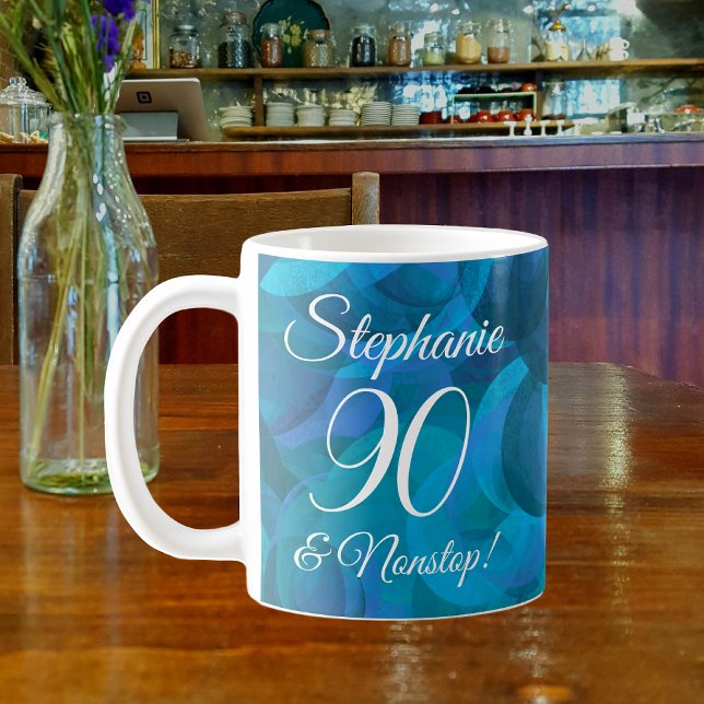 Elegant Ocean Blue 90 och Nonstop Personlig Kaffemugg (Skapare uppladdad)