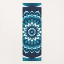Elegant Ocean Wave Mandala Yogamatta