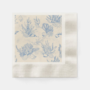 Elegant Oceanblåfenad leksak Pappersservett