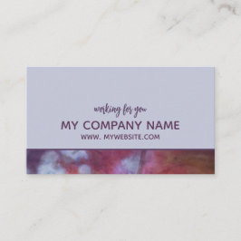 Elegant och Affärskort för modern Lila Visitkort