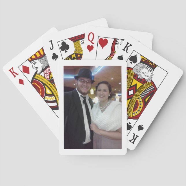 Elegant och Artsy Cute Coudesign Spelkort (Baksidan)