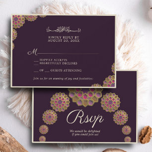 Elegant och Blommigt Geometric Mönster Islamic Brö OSA Kort