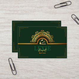 Elegant och Classy Nagel Tech Möte Visitkort