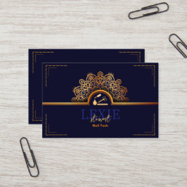 Elegant och Classy Nagel Tech Möte Visitkort