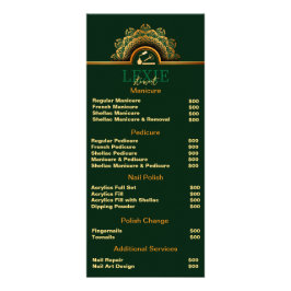 Elegant och Classy Nagel Tech Reklamkort