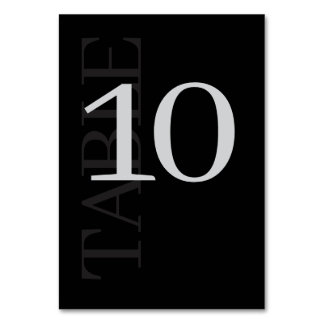 Elegant och enkel Bröllop Bordsnummer