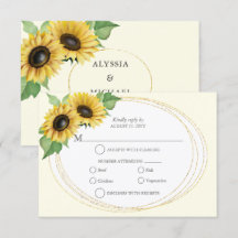 Elegant och enkel OSA av solrosor