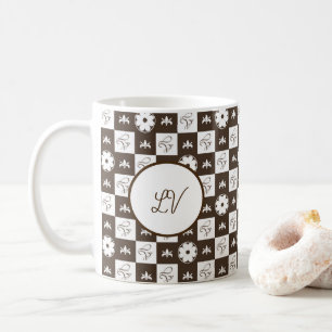 Elegant och klassisk Mönster-design Kaffemugg