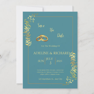 Elegant och lockande bröllopsinbjudan inbjudningar