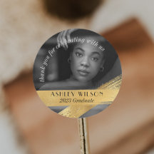 Elegant och Minimal Guld Foto Examen