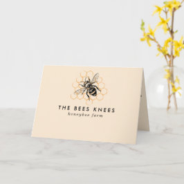 Elegant och minimalistisk honungsbiodling i vikt kort