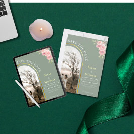 Elegant och minimalistiskt enkelt spara datumkorte spara datumet