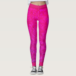 Elegant och modern gradient för rosa av fuschia-ab leggings