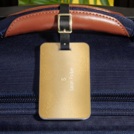 Elegant och modern guldakrylsk bagagetod bagagebricka