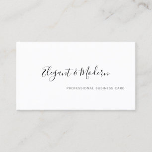 elegant och modern handskriftprofessionell visitkort